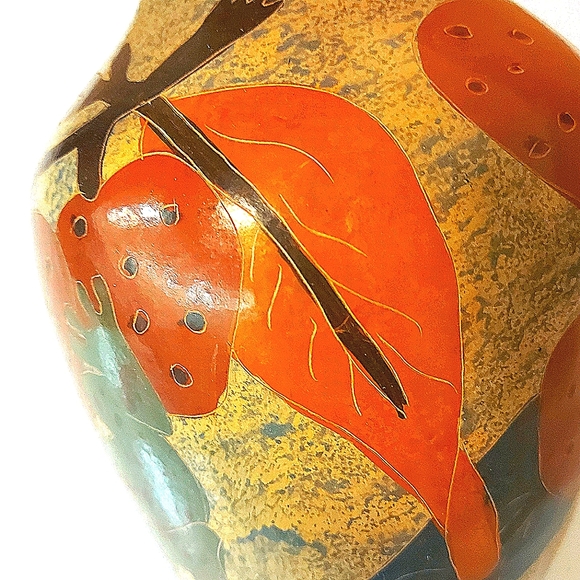 Artisan Ceramic Frog Vase - Picture 7 of 10